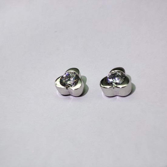 Simple Clover Stud Earrings