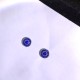 Blue Round Earrings