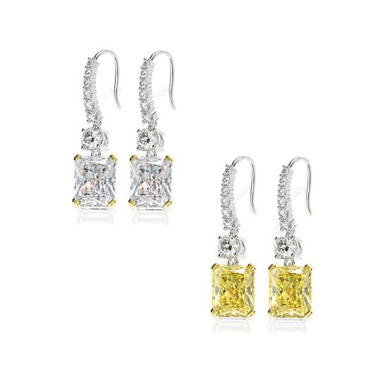 Yellow Diamond Stud Earrings