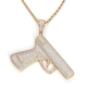 New arrivals hiphop  gun pendant