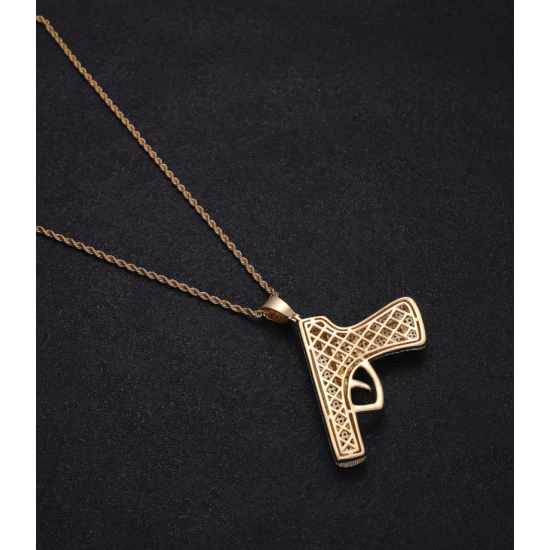 New arrivals hiphop  gun pendant