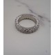 luxury double row gold plated full studded cz diamond ring