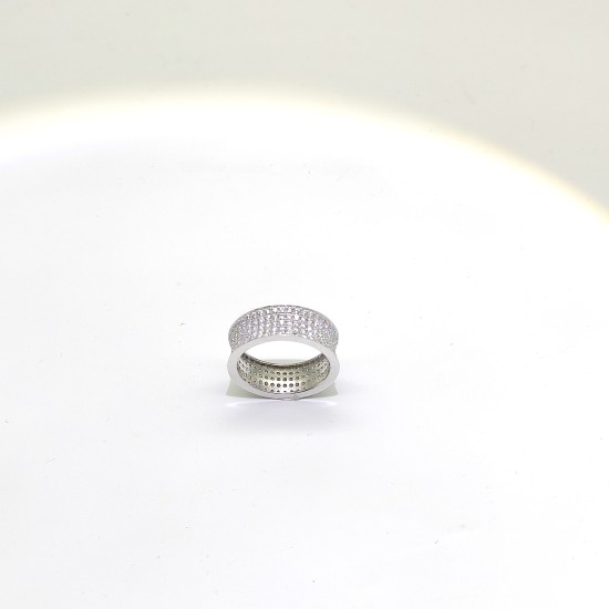 Silver Zircon Ring