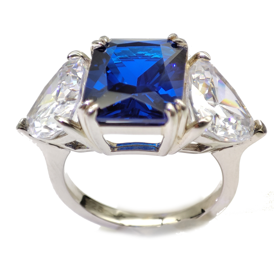 Blue Square Ring